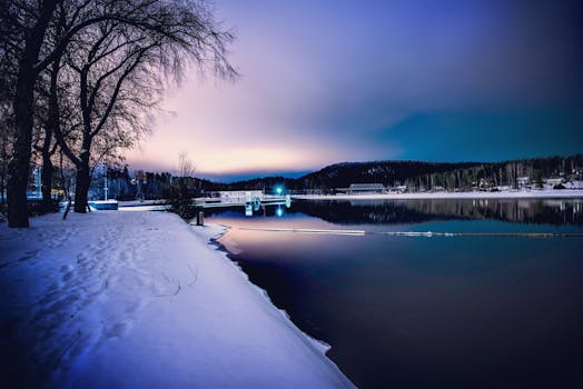 Frozen Night Magic Golden Crown Levi Finland
