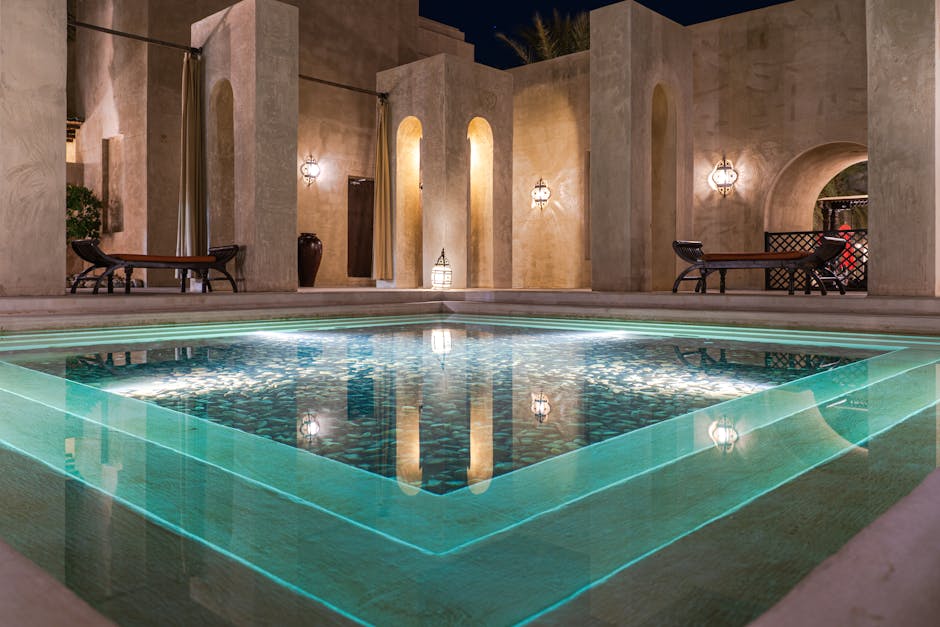 Dubai Desert Hotels With Lantern Walls and Gold Ceilings