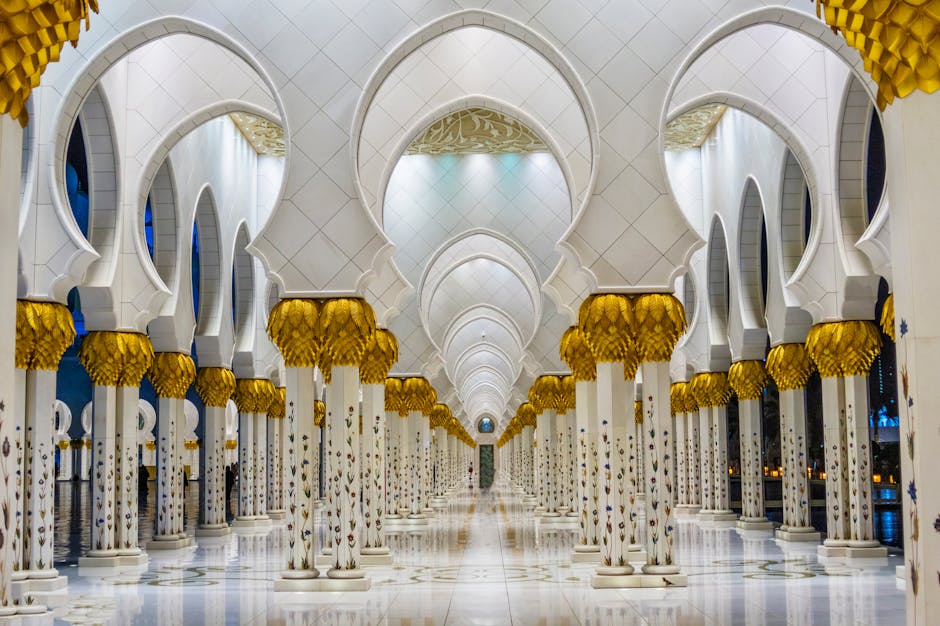 Paris Art Hotels With Marble Floors and Gold Arches