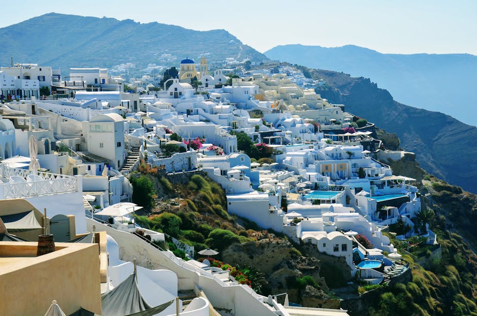 Santorini Sky Hotels With Dome Ceilings and White Floors